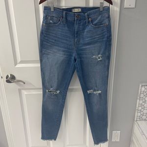 Madewell 31 10” High Rise Skinny Jeans